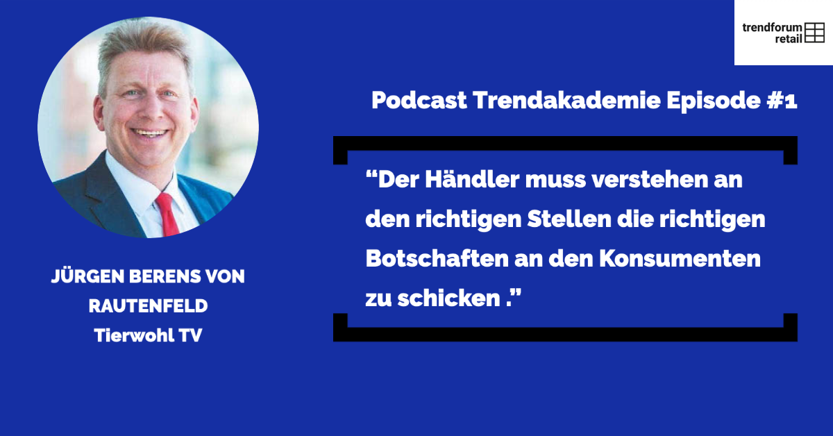 Podcast TFR Akademie - Episode 1: Tierwohl.tv mit Jürgen Berens von Rautenfeld